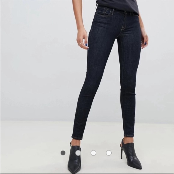 All Saints grace skinny jeans in indigo blue Size 27 Sold Out ! - Picture 1 of 16